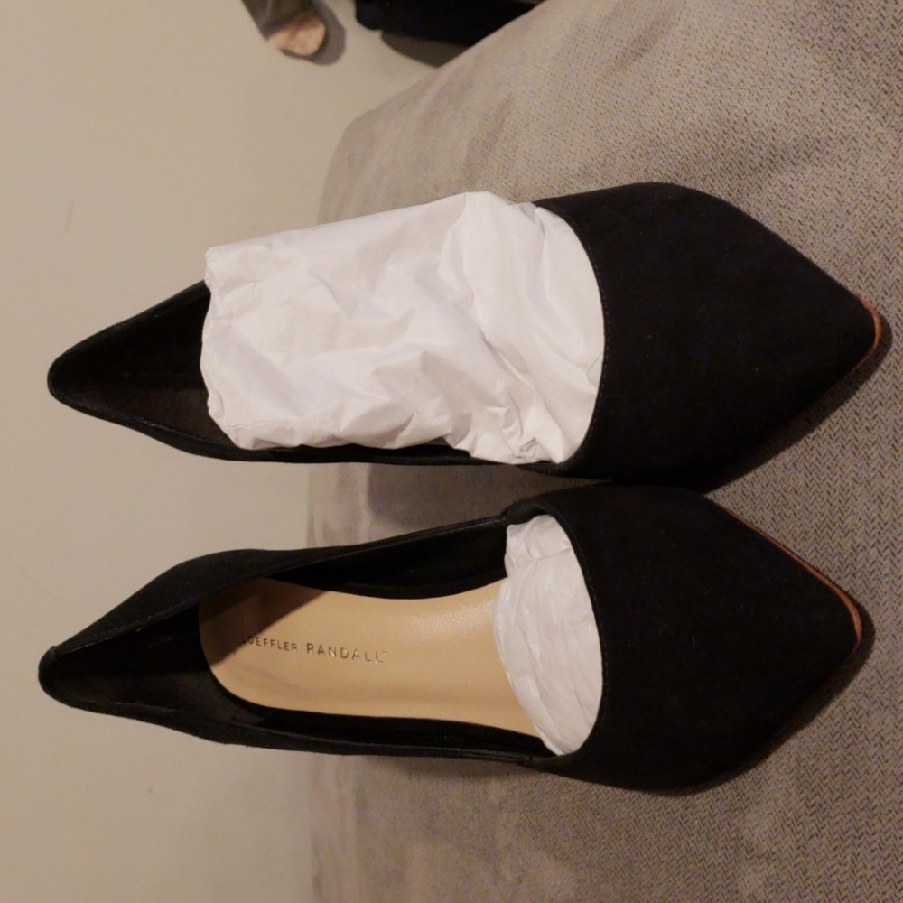 Loeffler Randall Black Suede Heels